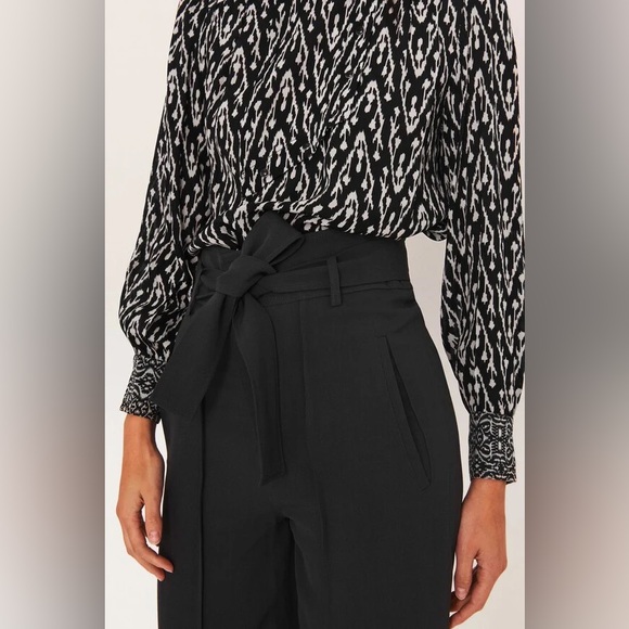 ba&sh Black High-Waisted Pants - Picture 3 of 8